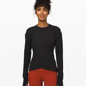 Lululemon Black Fitted Long Sleeve Hoodie